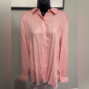 - Vintage Woman’s Pink Long Sleeve‎ Blouse Size XL